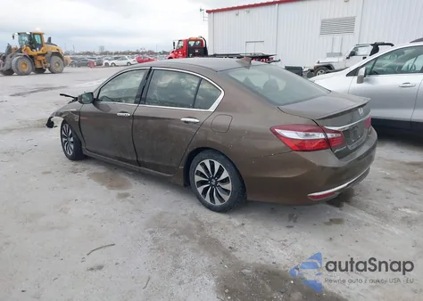 2017 Honda Accord Hybrid Touring from USA, damaged, VIN JHMCR6F72HC026523